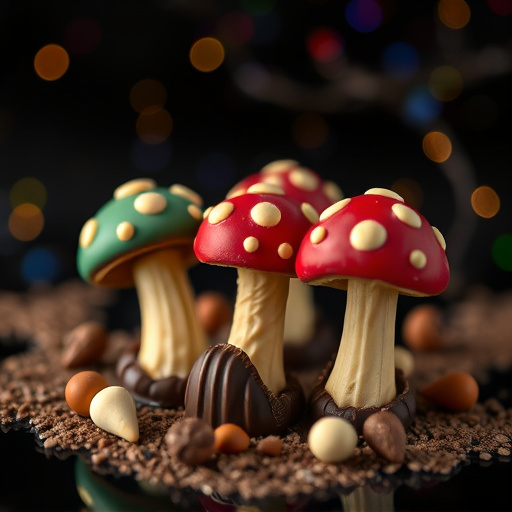 Magic Mushroom Chocolates Packaging Shots