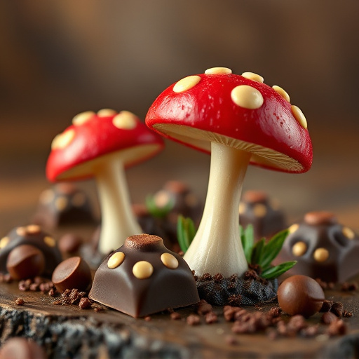 Magic Mushroom Chocolates Packaging Shots