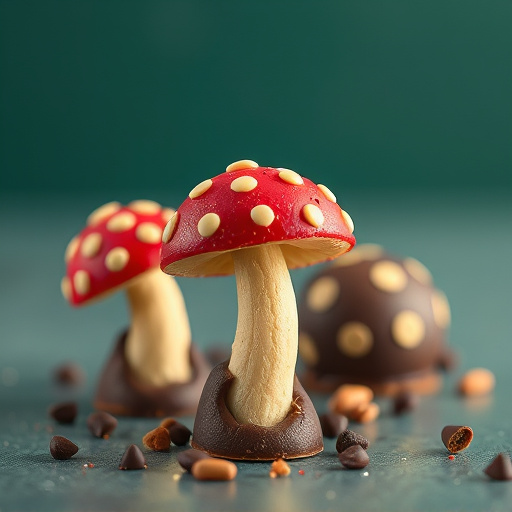 Magic Mushroom Chocolates Packaging Shots