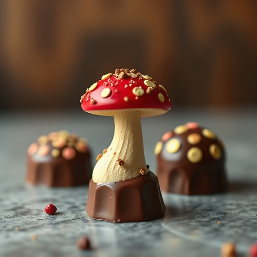 Magic Mushroom Chocolates Packaging Shots