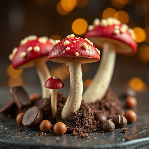 Magic Mushroom Chocolates Packaging Shots