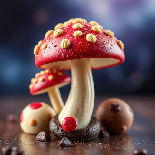 Magic Mushroom Chocolates Packaging Shots