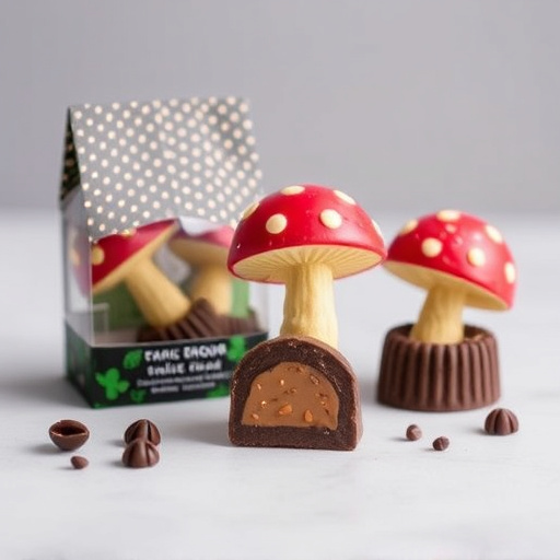 Magic Mushroom Chocolates Packaging Shots