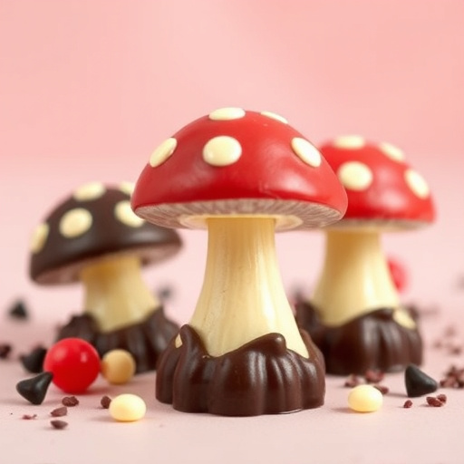 Magic Mushroom Chocolates Packaging Shots