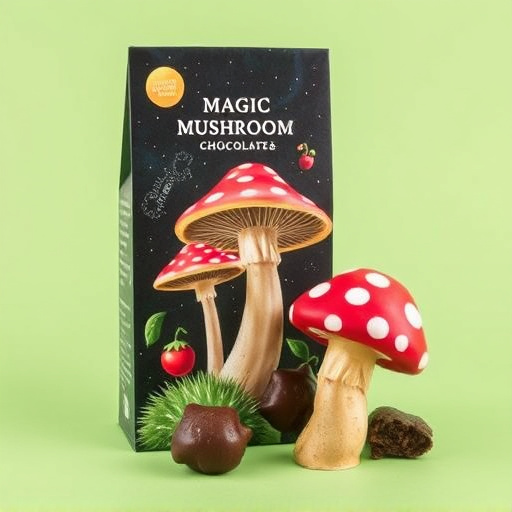 Magic Mushroom Chocolates Packaging Shots