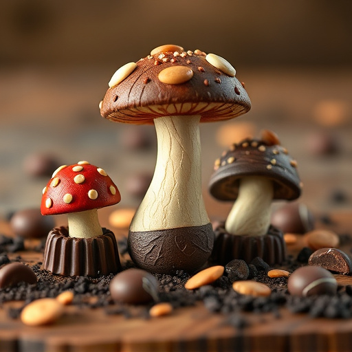 Magic Mushroom Chocolates Packaging Shots