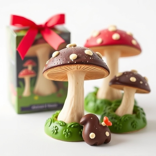 Magic Mushroom Chocolates Packaging Shots