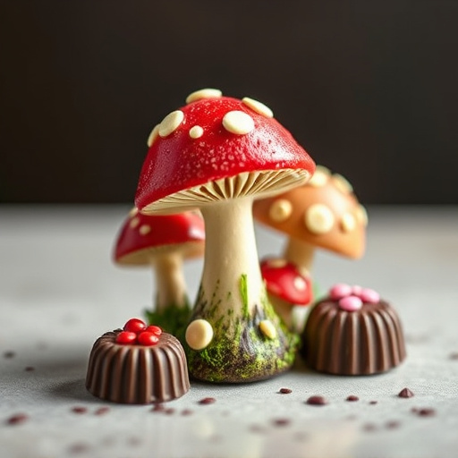 Magic Mushroom Chocolates Packaging Shots