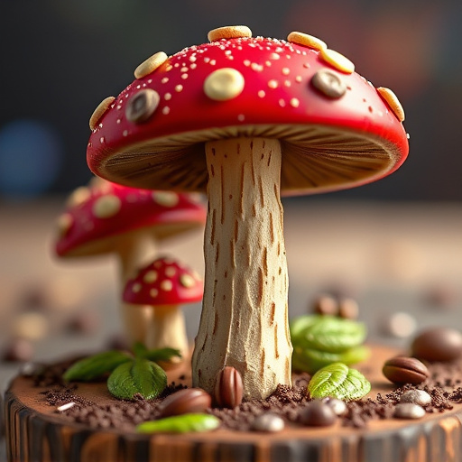 Magic Mushroom Chocolates Packaging Shots