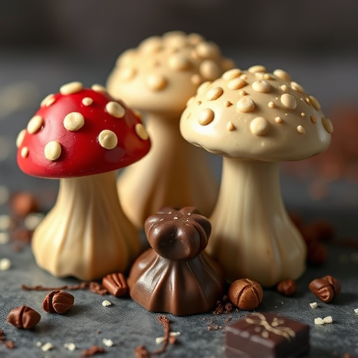 Magic Mushroom Chocolates Packaging Shots
