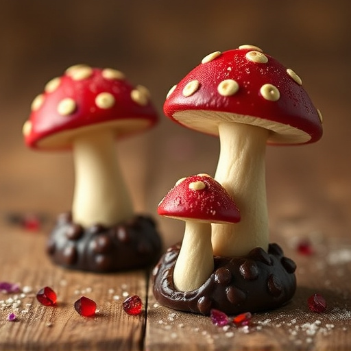 Magic Mushroom Chocolates Packaging Shots