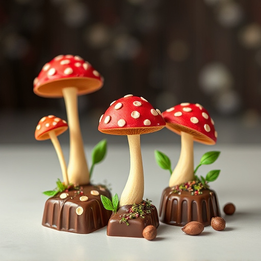 Magic Mushroom Chocolates Packaging Shots