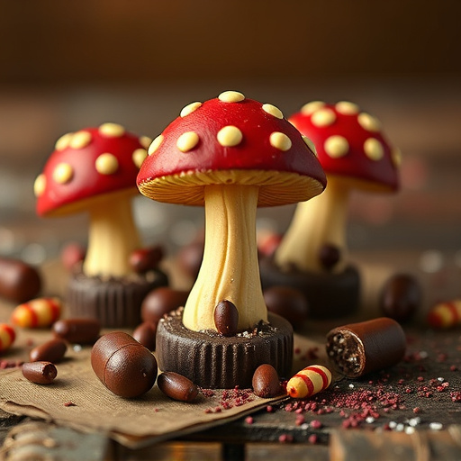 Magic Mushroom Chocolates Packaging Shots