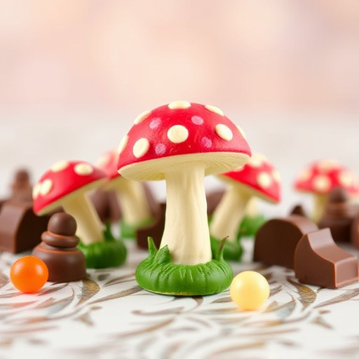 Magic Mushroom Chocolates Packaging Shots