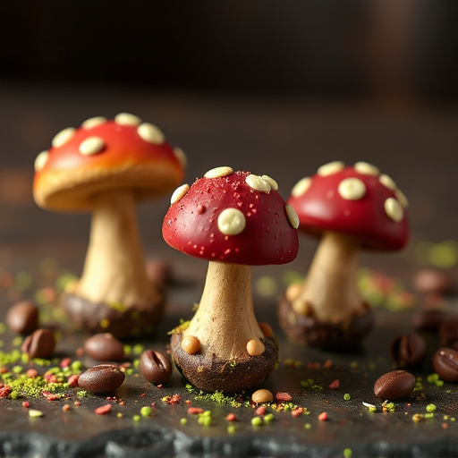 Magic Mushroom Chocolates Packaging Shots