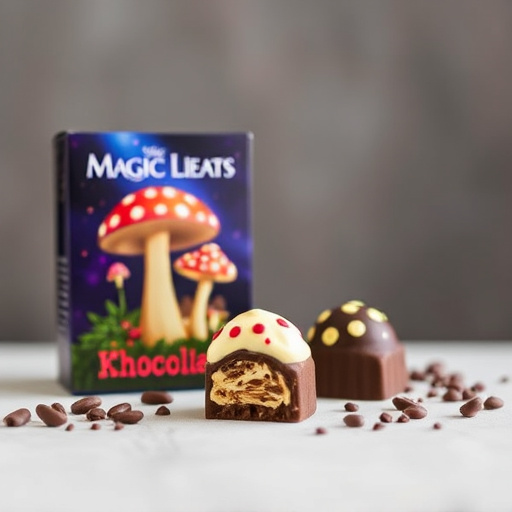 Magic Mushroom Chocolates Packaging Shots