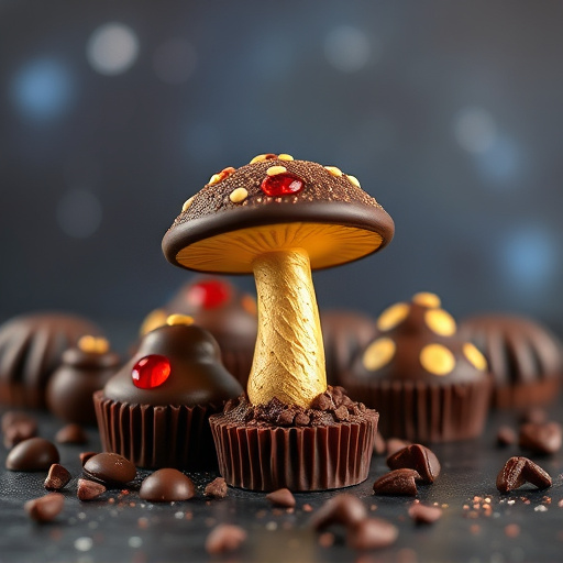 Magic Mushroom Chocolates Packaging Shots