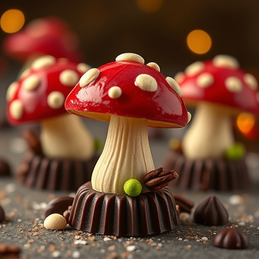 Magic Mushroom Chocolates Packaging Shots