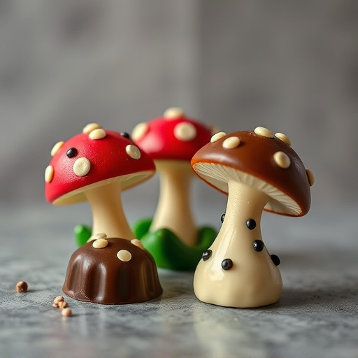 Magic Mushroom Chocolates Packaging Shots