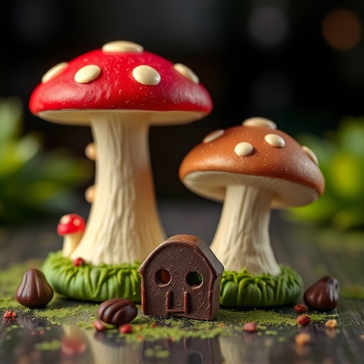 Magic Mushroom Chocolates Packaging Shots
