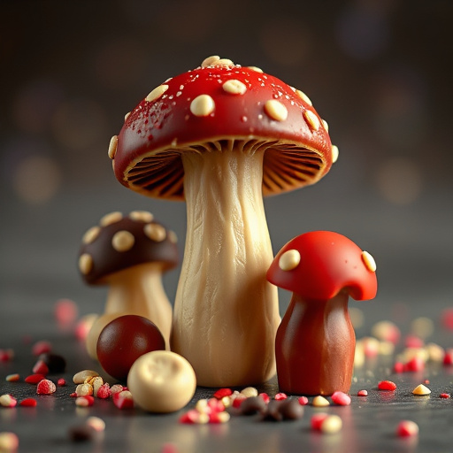 Magic Mushroom Chocolates Packaging Shots