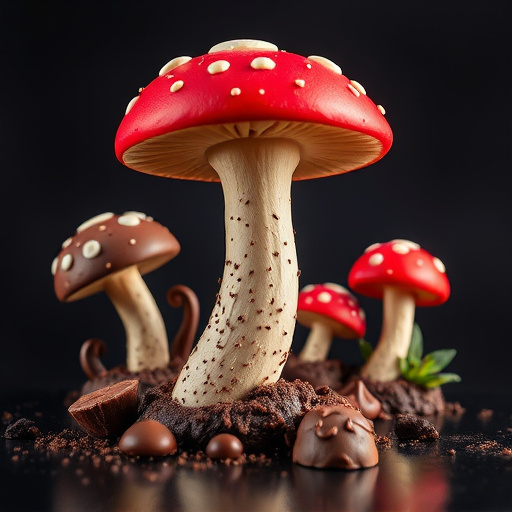 Magic Mushroom Chocolates Packaging Shots