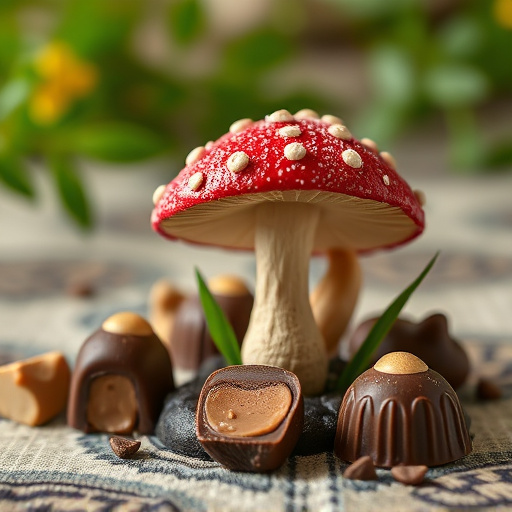 Magic Mushroom Chocolates Packaging Shots