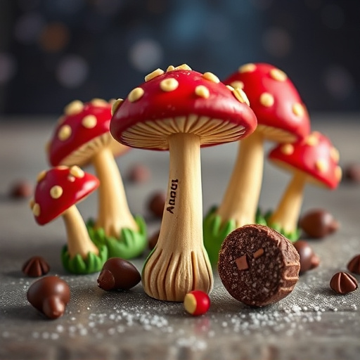 Magic Mushroom Chocolates Packaging Shots