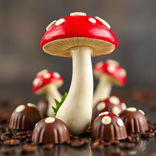 Magic Mushroom Chocolates Packaging Shots