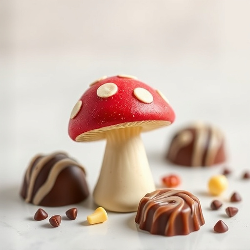 Magic Mushroom Chocolates Packaging Shots