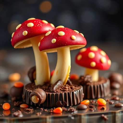 Magic Mushroom Chocolates Packaging Shots