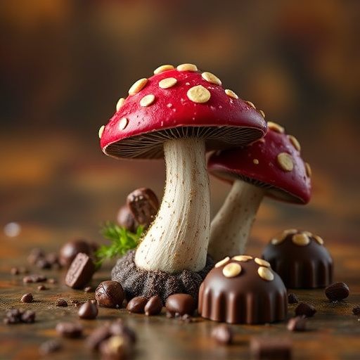 Magic Mushroom Chocolates Packaging Shots