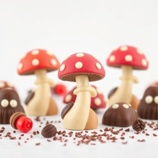 Magic Mushroom Chocolates Packaging Shots