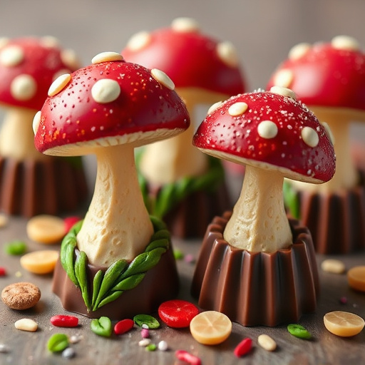 Magic Mushroom Chocolates Packaging Shots