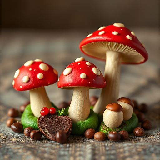 Magic Mushroom Chocolates Packaging Shots