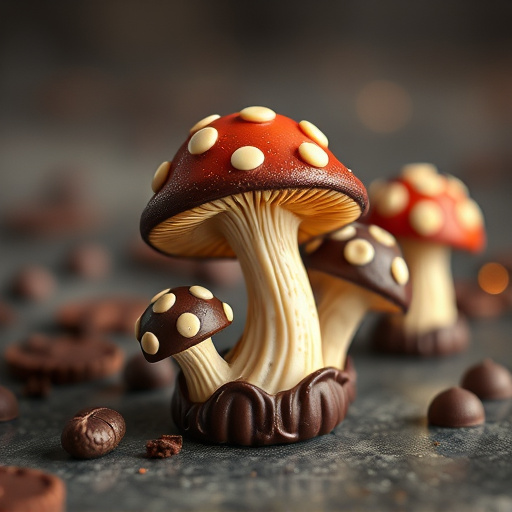 Magic Mushroom Chocolates Packaging Shots