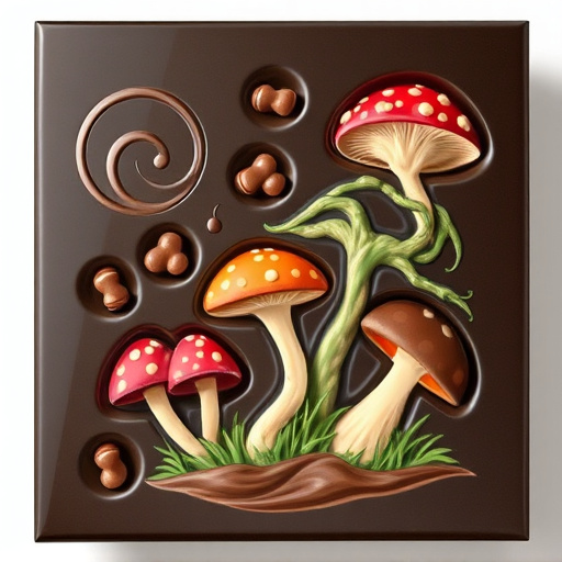 Magic Mushroom Chocolates Packaging Shots