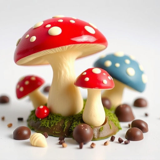 Magic Mushroom Chocolates Packaging Shots