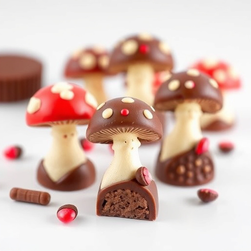 Magic Mushroom Chocolates Packaging Shots