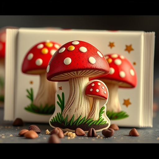 Magic Mushroom Chocolates Packaging Shots