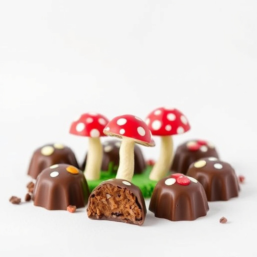 Magic Mushroom Chocolates Packaging Shots