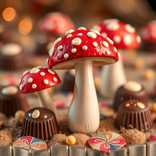 Magic Mushroom Chocolates Packaging Shots