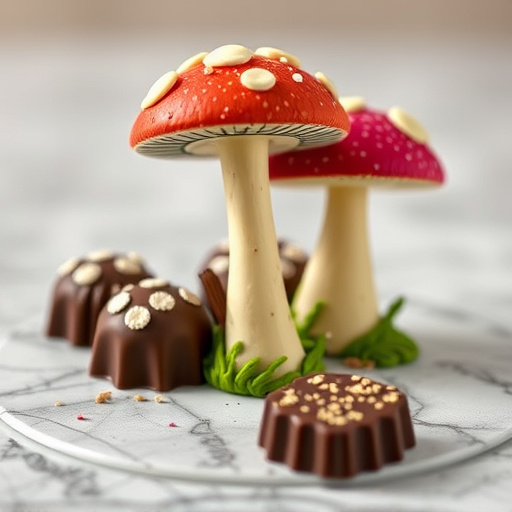 Magic Mushroom Chocolates Packaging Shots