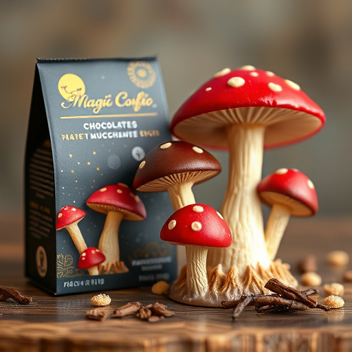 Magic Mushroom Chocolates Packaging Shots