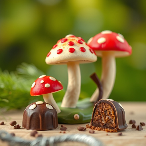 Magic Mushroom Chocolates Packaging Shots