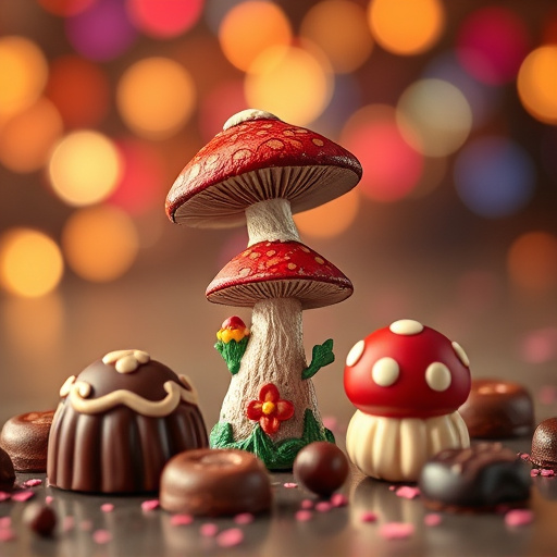 Magic Mushroom Chocolates Packaging Shots