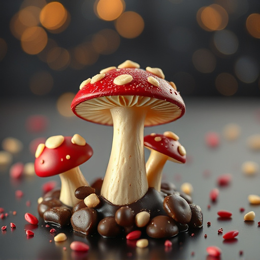 Magic Mushroom Chocolates Packaging Shots