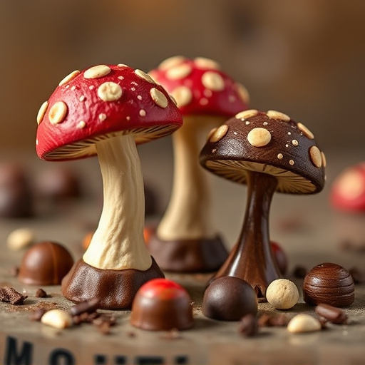 Magic Mushroom Chocolates Packaging Shots