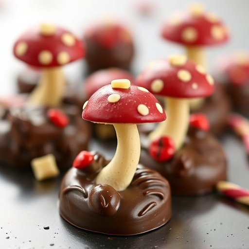 Magic Mushroom Chocolates Packaging Shots