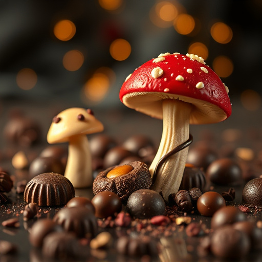 Magic Mushroom Chocolates Packaging Shots